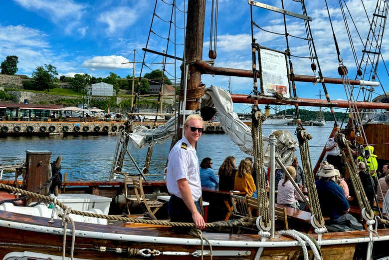 El capitán del barco