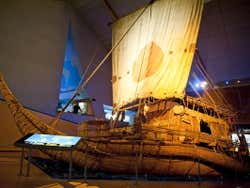 Barco del museo Kon-Tiki
