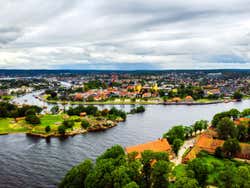 Fredrikstad a vista de pájaro